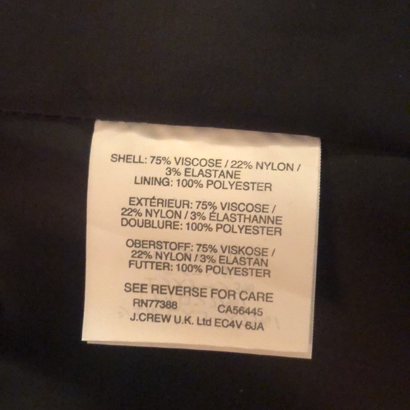 J. Crew Going-Out Blazer in Stretch Twill - Navy - New with Tags - Picture 15 of 16